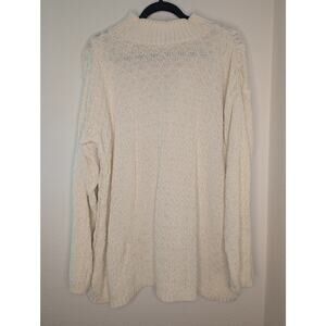 VTG Contempo Casuals White Chunky Sweater Cottagecore OSFA